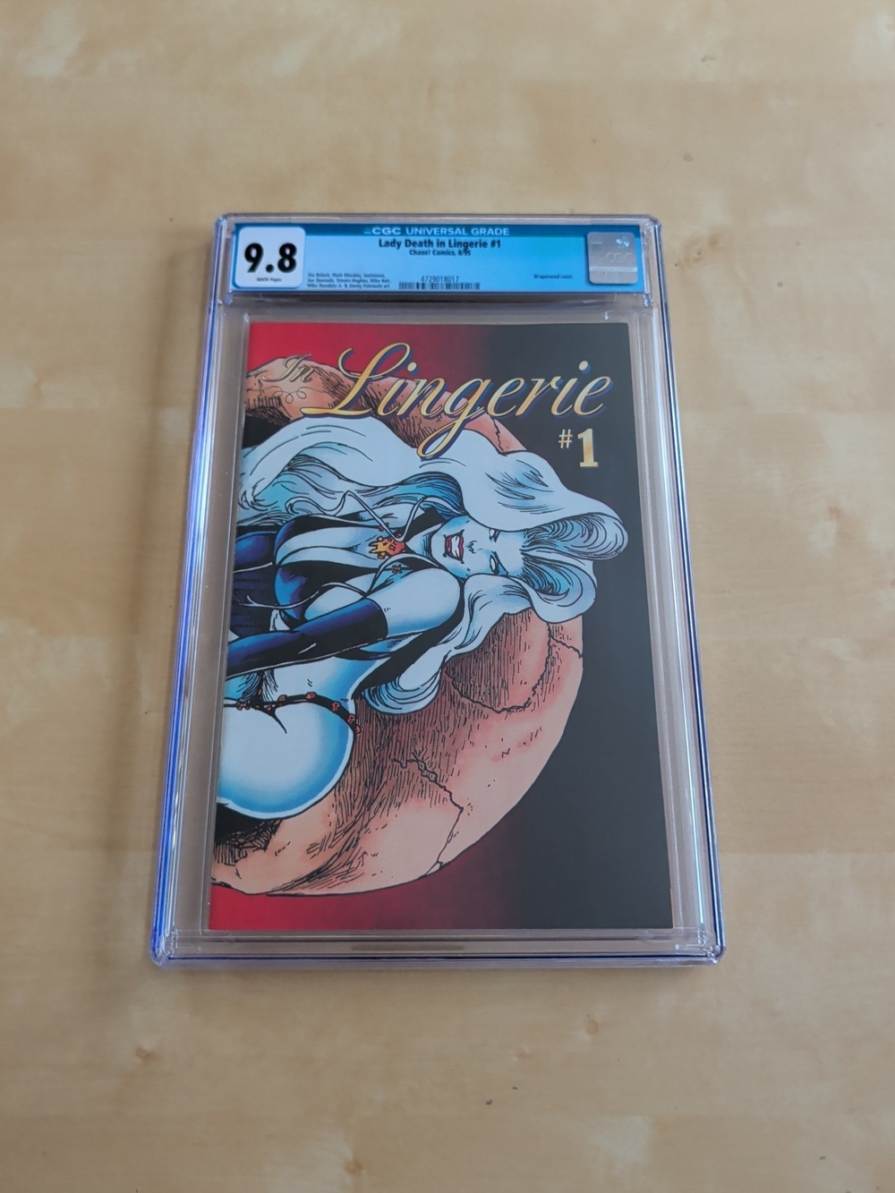 CHAOS! COMICS - LADY DEATH IN LINGERIE #1 - WRAPAROUND COVER  - CGC 9.8